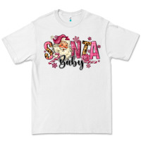 White Santa Baby Pink Christmas Premium Tee - MaliasSmallBusiness