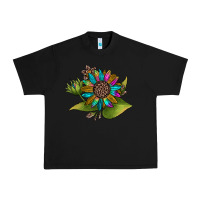 Black western sunflower Urban Heavy Tee - JahusDesignShop