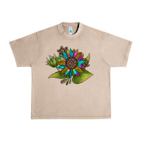 French Oak western sunflower Urban Heavy Tee - JahusDesignShop