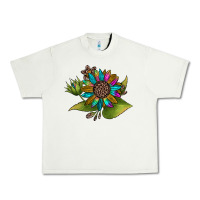 Pistachio western sunflower Urban Heavy Tee - JahusDesignShop