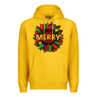 Lemon merry christmas with light sunflower bbs Premium Hoodie - BundleAndBundleShop