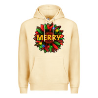 Pina Colada merry christmas with light sunflower bbs Premium Hoodie - BundleAndBundleShop