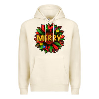 Tofu merry christmas with light sunflower bbs Premium Hoodie - BundleAndBundleShop