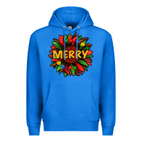 True Royal merry christmas with light sunflower bbs Premium Hoodie - BundleAndBundleShop