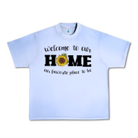 Grape Ice welcome to our Home Sunflower Urban Heavy Tee - Bettercallsaul