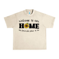 Sandshell welcome to our Home Sunflower Urban Heavy Tee - Bettercallsaul