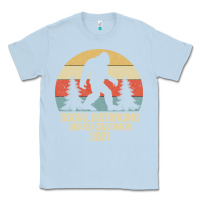 Dusty Blue Bigfoot Social Distancing World Champion Classic Tee - Bettercallsaul