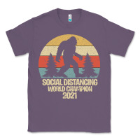 Lavender Bigfoot Social Distancing World Champion Classic Tee - Bettercallsaul