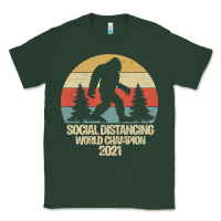 Sports Green Bigfoot Social Distancing World Champion Classic Tee - Bettercallsaul