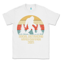 White Bigfoot Social Distancing World Champion Classic Tee - Bettercallsaul