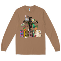 Toasted Coconut He is risen Easter Day Long Sleeve Tee - HowdyJamesFarm