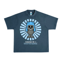Midnight Navy rocky the squirrel retro vintage Urban Heavy Tee - tuanDangUi
