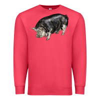 Cardinal poland china pig Premium Sweatshirt - LillyAllenDesigns