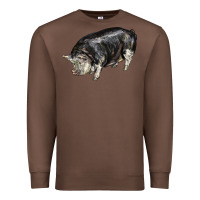 Chestnut poland china pig Premium Sweatshirt - LillyAllenDesigns