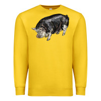 Lemon poland china pig Premium Sweatshirt - LillyAllenDesigns
