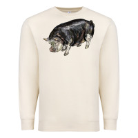 Sandshell poland china pig Premium Sweatshirt - LillyAllenDesigns