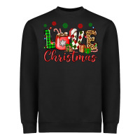 Black love christmas Heavyweight Sweatshirt - OliviaCreatesArt
