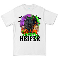 White spooky heifer black angus Premium Tee - RanaPortraitStore