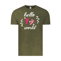 Vintage Olive Hello world Vintage Tee - Bettercallsaul