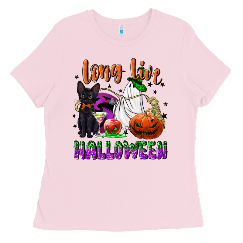 Long Live Halloween Ladies Tee by NancyCooperArtShop | Teevron