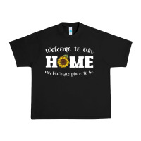 Black welcome to our Home Sunflower Urban Heavy Tee - Bettercallsaul
