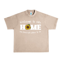 French Oak welcome to our Home Sunflower Urban Heavy Tee - Bettercallsaul