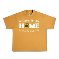 Peanut Butter welcome to our Home Sunflower Urban Heavy Tee - Bettercallsaul