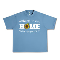 Pebble Blue welcome to our Home Sunflower Urban Heavy Tee - Bettercallsaul