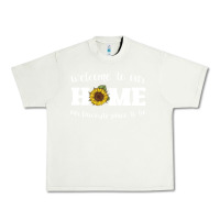 Pistachio welcome to our Home Sunflower Urban Heavy Tee - Bettercallsaul