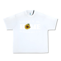 White welcome to our Home Sunflower Urban Heavy Tee - Bettercallsaul