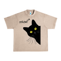 French Oak black cat day halloween black cat meow Urban Heavy Tee - tuanDangUi