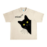 Sandshell black cat day halloween black cat meow Urban Heavy Tee - tuanDangUi