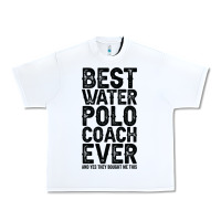 White Best Coach Ever And Bought Me This Water Polo Coac Urban Heavy Tee - tuanDangUi