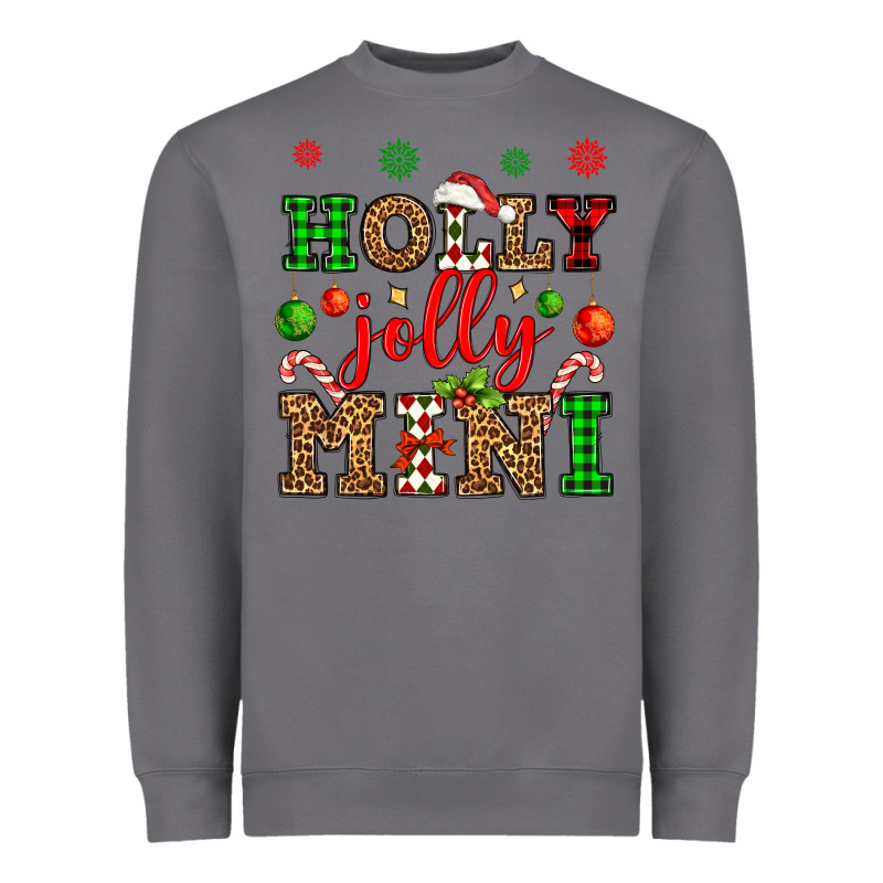 Holly Jolly Mini Heavyweight Sweatshirt by OliviaCreatesArt | Teevron