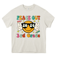 Cream peace out 2024 3rd grade Heavy Core Tee - JahusDesignShop