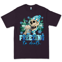 Plum Freezing To Death Premium Tee - MaliasSmallBusiness