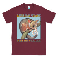 Burgundy Let's Eat Trash & Get Hit By A Car Classic Tee - Bettercallsaul