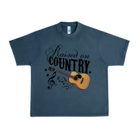 Midnight Navy Raised On Country Country Life Country Music Lover Urban Heavy Tee - tuanDangUi