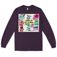 Plum funny office Long Sleeve Tee - TumblerDesignByShophia