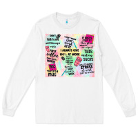 White funny office Long Sleeve Tee - TumblerDesignByShophia