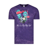 Cloud Purple Wine Flip Flops Girl Vintage Tee - Bettercallsaul