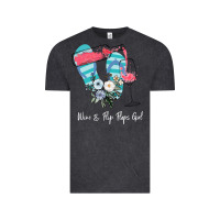 Vintage Black Wine Flip Flops Girl Vintage Tee - Bettercallsaul