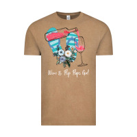Vintage Coffee Wine Flip Flops Girl Vintage Tee - Bettercallsaul