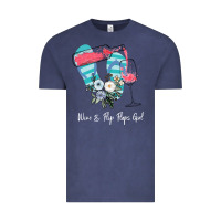 Vintage Denim Wine Flip Flops Girl Vintage Tee - Bettercallsaul