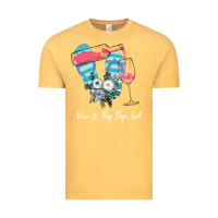 Vintage Mustard Wine Flip Flops Girl Vintage Tee - Bettercallsaul