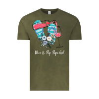 Vintage Olive Wine Flip Flops Girl Vintage Tee - Bettercallsaul