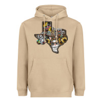 Mushroom Happy Easter Texas Heavyweight Hoodie - CowhideDigitalArt