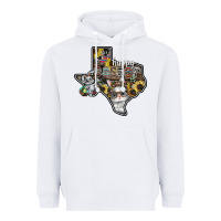 White Happy Easter Texas Heavyweight Hoodie - CowhideDigitalArt