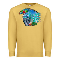 Antique Gold beach please Premium Sweatshirt - CowhideDigitalArt