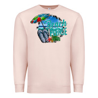 Pale Pink beach please Premium Sweatshirt - CowhideDigitalArt